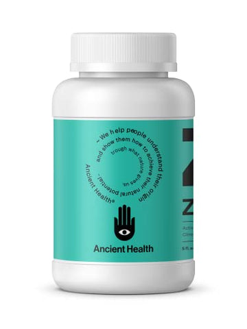 ANCIENT HEALTH - Zeolita Ativada 1g por cápsula Micronizada Clinoptilolita 96% Pureza. Ultra FINE inclui 3 frascos
