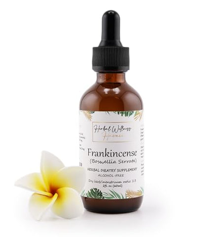 Herbal Wellness Hawaii - Extrato Líquido de Olíbano – Suplemento Herbal para Bem-Estar, Tintura de Resina Seca de Boswellia Serrata, Sem Álcool 120 ml