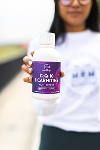 Nutrition CoQ-10 L-Carnitine Líquido | Sabor Laranja-Vanilla | Energia Antioxidante | CoQ-10 Naturalmente Derivado | 32 Porções - MRM