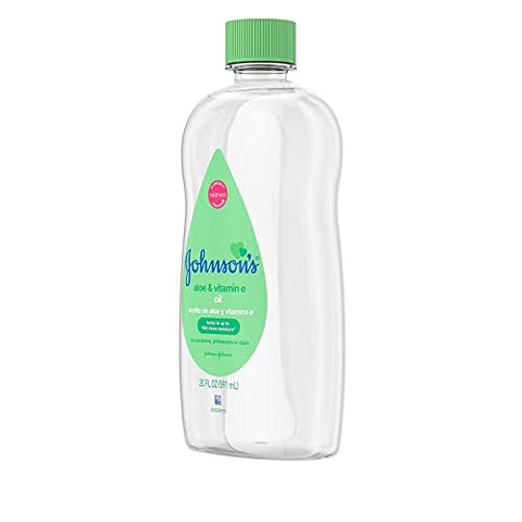 Johnson's Baby - Johnson’s Baby Oil Aloe Vera e Vitamina E 20 ml (Pacote com 2)