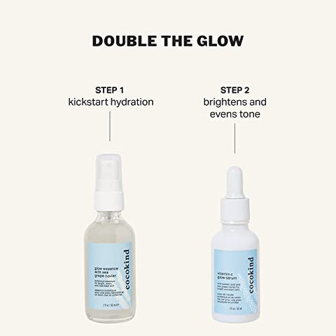Serum Vitamina C Glow com Ácido Azelaico e Caviar de Uva Marinha para Pele Radiante e Uniforme, 30ml - Cocokind