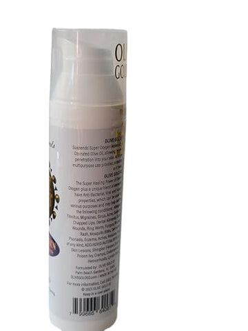 olive gold 03 - Olive Gold O3 Loção para Cuidados com a Pele – Óleo de Oliva Ozonizado Super Oxigênio (120ml)