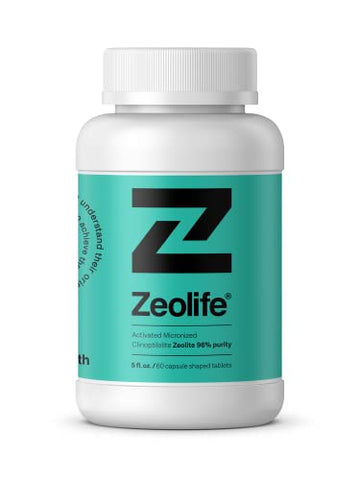 ANCIENT HEALTH - Zeolita Ativada 1g por cápsula Micronizada Clinoptilolita 96% Pureza. Ultra FINE inclui 3 frascos