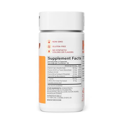 H' Habit - Habit Energy Supplement 2 Pack (120 Cápsulas) – Nova Embalagem, Energia, Alerta Mental e Foco, Cafeína Natural, Vitaminas B