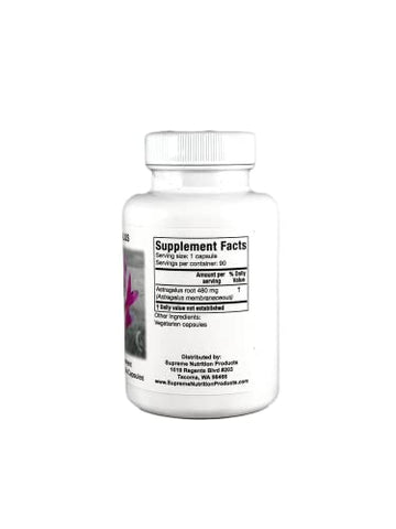 Supreme Nutrition Products - Supreme Nutrition Astragalus Supreme – 90 Cápsulas Vegetarianas de Huang Qi Puro, 90g