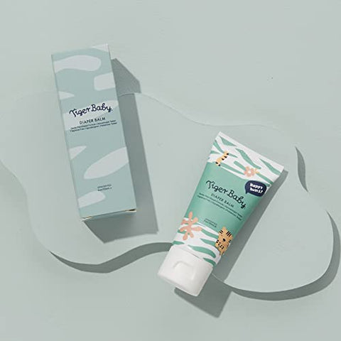 Tiger Baby - Creme Bálsamo para Assaduras de Bebê Tigre, Natural à Base de Plantas – 100g
