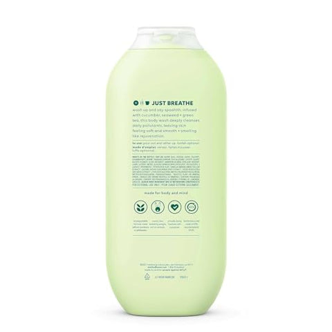Body Wash Zen Diário, Livre de Parabenos e Ftalatos, 532 ml (Pack com 6 unidades) - Method
