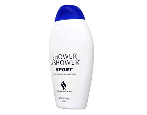 Shower To Shower - SHOWER TO SHOWER Pó Corporal Esportivo 8 oz (Pack com 6)