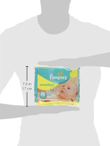 Fraldas Pampers Swaddlers, Recém-Nascido 20 Unidades – Absorção Máxima