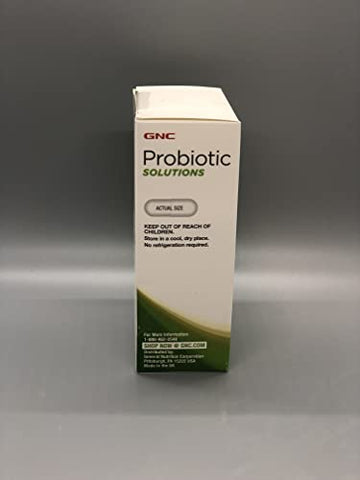 Probiotic Solutions Suporte para Gerenciamento de Peso com 25 Bilhões de UFCs | Contém Cepas de Probióticos Vivos e Ativos Estudadas Clinicamente, Vegetariano, Sem Glúten | 30 - GNC