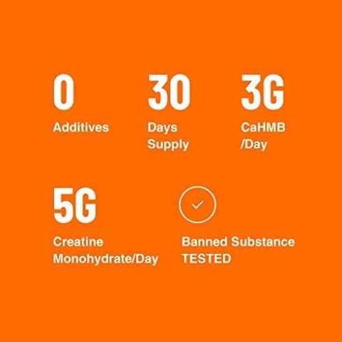 Blonyx - HMB Creatine – 3g Diários para Força e Potência Aumentadas | Marca: HMB