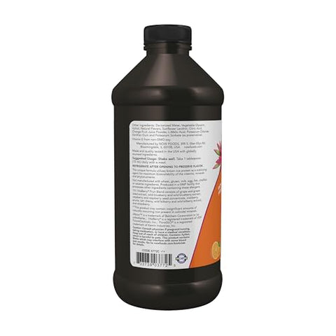 Suplementos, Multi Líquido, Sabor Laranja Tropical, Absorção Rápida, com Fitonutrientes Adicionados, 473 ml - NOW Foods