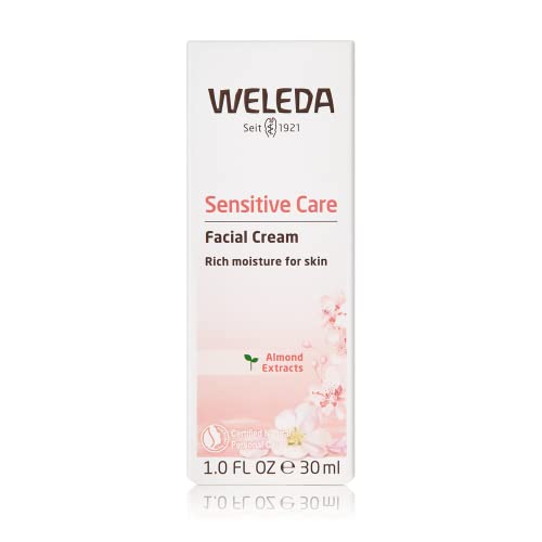Creme Facial Sensível, 30ml, Sem Fragrância, Hidratante Vegetal com Óleo de Amêndoas Doces - Weleda