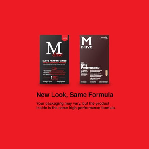 Elite Test Booster for Men – Suporte à Saúde Imune, Energia, VO2Max, Recuperação, Alívio do Estresse, Massa Muscular Magra, KSM-66 Ashwagandha, DIM, Fenugreek, 90 Cápsulas - Mdrive
