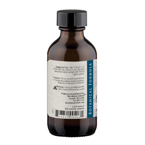 Extrato Sólido de Raiz de Alcaçuz – 60 ml – Extrato Líquido 4:1 Extra Forte – Livre de Álcool – Suporta a Digestão Saudável - Wise Woman Herbals