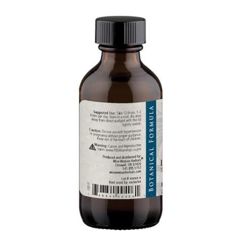 Extrato Sólido de Raiz de Alcaçuz – 60 ml – Extrato Líquido 4:1 Extra Forte – Livre de Álcool – Suporta a Digestão Saudável - Wise Woman Herbals