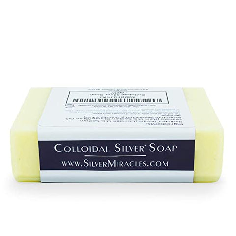 Silver Miracles - Sabonete de Prata Coloidal – Kit com 6 unidades – 100g cada