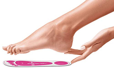 STICKONFEET - Protetores de Pés para Bronzeamento Spray Tan Premium Rosa – 60 Pares (120 pés)