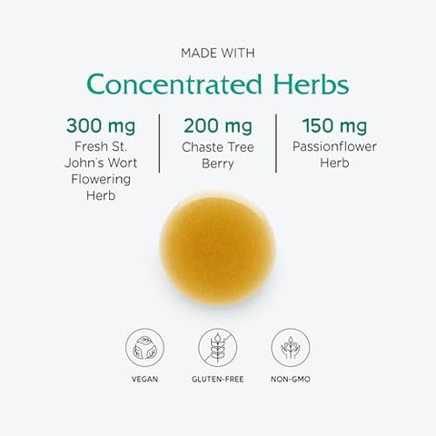 PMS Tonic: Suporte e Alívio Pré-Menstrual, Erva de São João, Dong Quai, Fruto do Casto, Yam Selvagem e Mais, Vegano, 120 ml - Vitanica