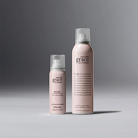 philosophy - Filosofia Amazing Grace Shampoo Seco, 4,3 fl oz (127 ml) – Cabelos Limpos e Perfumados