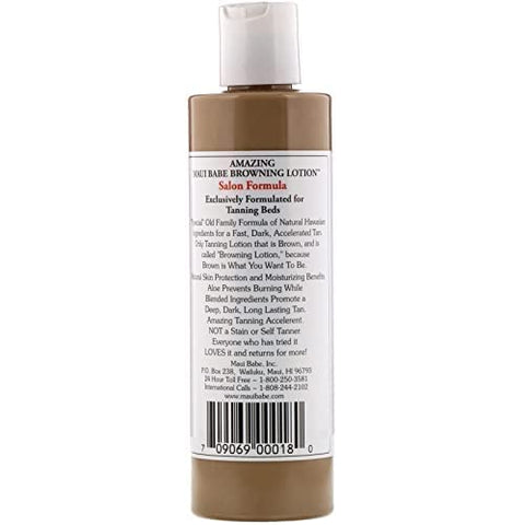 Fórmula Bronzeadora para Salão de Bronzeamento 240ml (8oz) - Maui Babe