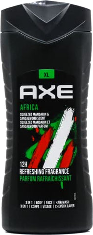Body Wash 12h Fragrância Refrescante 3 em 1 Corpo, Rosto, Cabelo – Variedade de 6 aromas – 400 mL - AXE