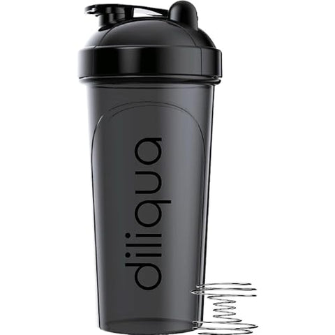 diliqua - Conjunto de 6 Garrafas Shaker para Misturas de Proteína | Livre de BPA | Marca do Produto