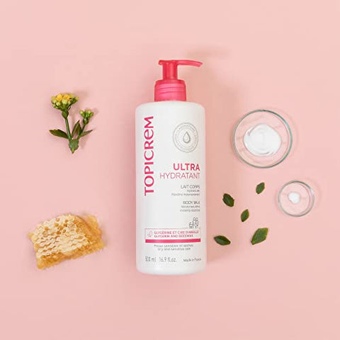 Leite Corporal Ultra-Hidratante 500ml | Hidratação Intensa | Pele Macia e Nutrida - Topicrem