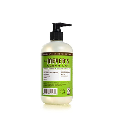 MRS. MEYER'S CLEAN DAY - Sabonete Líquido MRS. MEYER’S CLEAN DAY, Fórmula Biodegradável com Óleos Essenciais, Maçã, 375 ml – Pack com 3 unidades