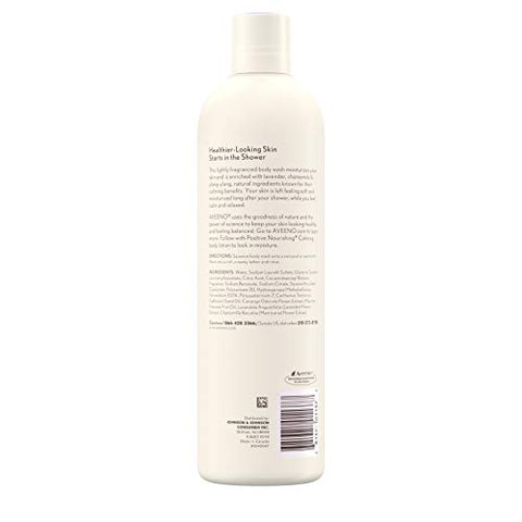 Positively Nourishing Body Wash Calmante com Lavanda e Camomila – 250ml - Aveeno