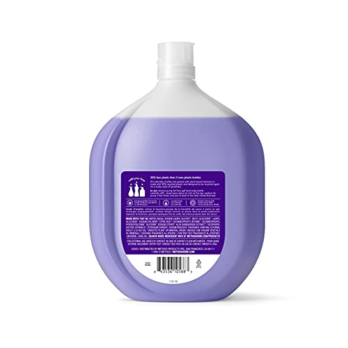 Recarga de Sabonete Líquido Method Gel, Lavanda Francesa, Frasco Reciclável, Fórmula Biodegradável, 1000 ml (Pacote com 4)