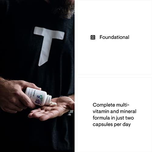 Basic Nutrients 2/Day – Multivitamínico Diário Completo com Bioacessibilidade Ótima – Fórmula de Vitaminas e Minerais – Sem Glúten, Sem Lactose, Sem Soja – 60 Cápsulas – 30 - THORNE