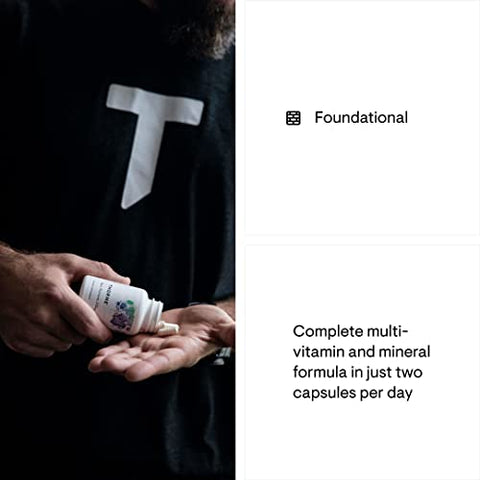Basic Nutrients 2/Day – Multivitamínico Diário Completo com Bioacessibilidade Ótima – Fórmula de Vitaminas e Minerais – Sem Glúten, Sem Lactose, Sem Soja – 60 Cápsulas – 30 - THORNE