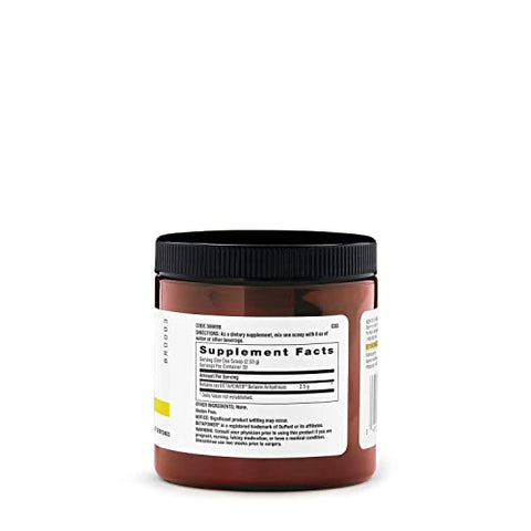 GNC - BEYOND RAW Chemistry Labs Betaine Anidro em Pó | Suporta Crescimento Celular Normal, Sistema Cardiovascular Saudável e Saúde do Fígado | 30 Porções