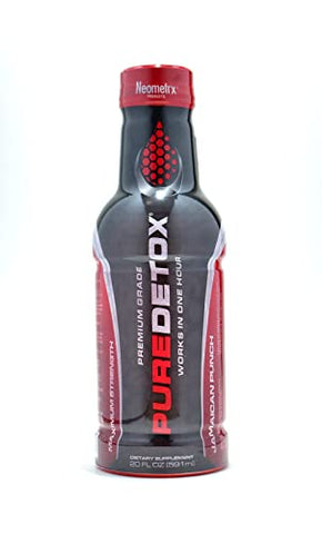 Detox Pure - Neometrx Bebida Detox Máxima Força no Mesmo Dia, Sabor Ponche Jamaicano, 20 ml, Embalagem de 1 unidade