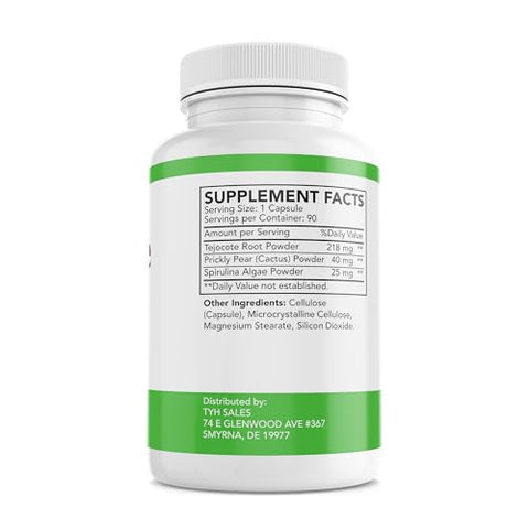 Raiz DE - Tejocote Root Premium – Suplemento Herbal Natural e Saudável – 90 Cápsulas de Raiz de Tejocote