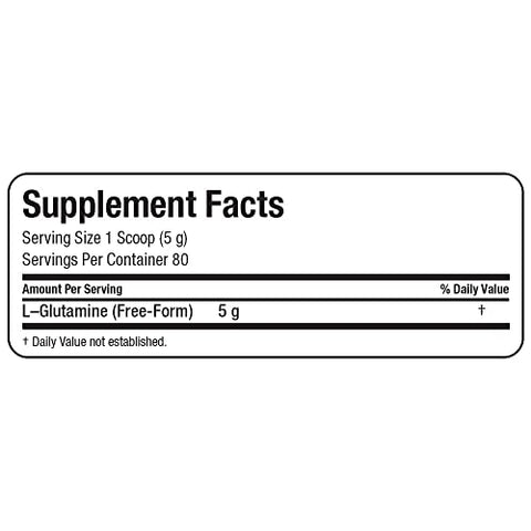 L-Glutamina em Pó, Fórmula de Recuperação Muscular, Sem Glúten, Vegano, 400g - ALLMAX Nutrition