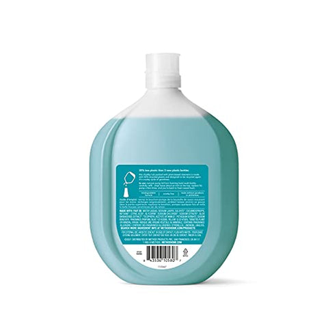 Recarga Sabonete Líquido Method Espuma, Queda d’Água, Frasco Reciclável, Fórmula Biodegradável, 828 ml (Pacote com 4)