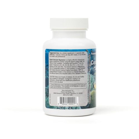 BOB'S BEST - Bobs Best Coral Calcium Supreme I – Cálcio de Coral Marinho Puro 100%, 74 Minerais Traços I 90 Cápsulas, Embalagem de 1 – Marca Bobs Best