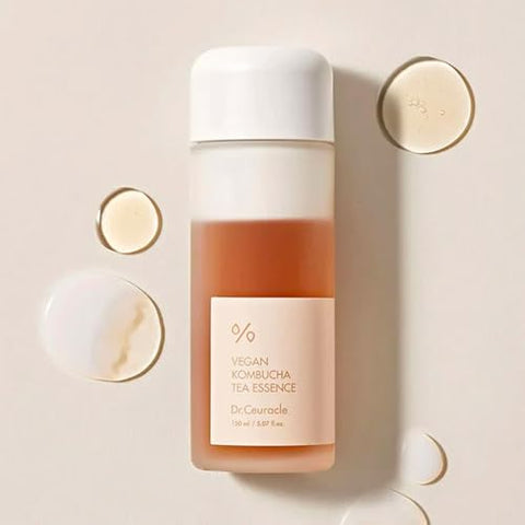 Dr. Ceuracle - Essência Vegana de Kombucha em Creme, Livre de Crueldade | O mais Efetivo sérum 4 em 1 | Cuidados com a Pele Coreanos com Kombucha, Extrato de Chá 78%, Camélia, Óleo de Semente de Girassol | Não Testado em Animais