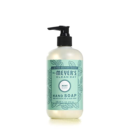 MRS. MEYER'S CLEAN DAY - MRS. MEYER’S CLEAN DAY Sabonete Líquido para as Mãos, Frasco de 12,5 Fl Oz (Pack com 6) (Variedade)