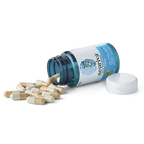 Suplemento de Suporte Cerebral Nootrópico Plus Cápsulas (Frasco com 30 unidades) Fosfatidilserina, B6, B12, Ácido Fólico – Suporta Foco, Memória, Aprendizado, Precisão, Concentração - NEURIVA