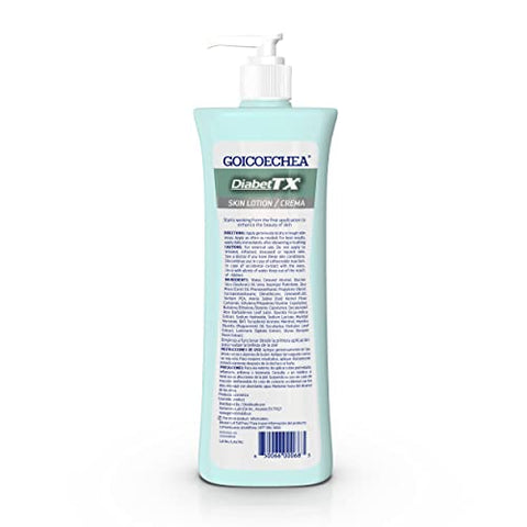 Diabet TX Hidratante para Pele Seca, Gel sem Fragrância, 400 ml (Pacote com 3 unidades) - Goicoechea