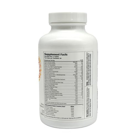 K* PAX - KPAX Immune – Suplemento Energético de Alta Potência para Mitocôndrias – Antioxidante Multivitamínico Completo 120 Comprimidos