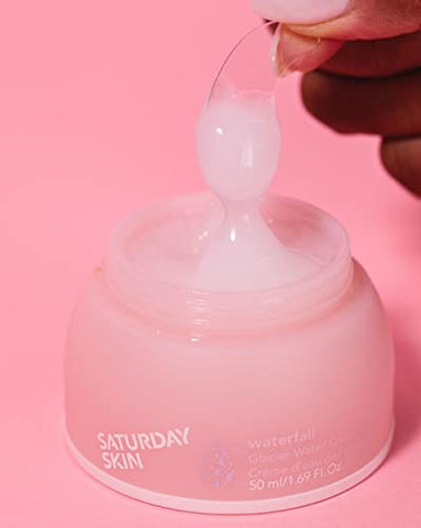 Creme Facial Hidratante Gel Tipo Água Livre de Óleo Natural com Água de Glaciar do Alasca – 50g - Saturday Skin