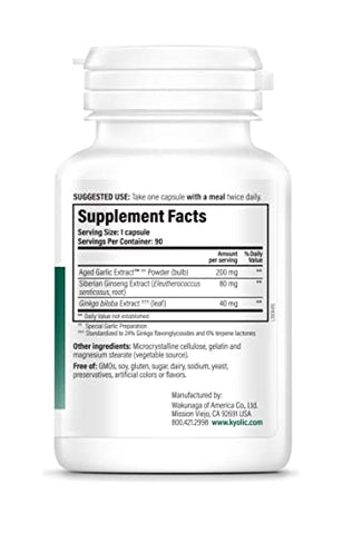 Specialty Series: Memória Cerebral e Concentração – Fórmula Avançada para Melhorar o Desempenho Mental – 60 Cápsulas - Kyolic