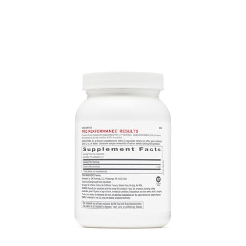 Pro Performance Creatine Monohydrate 3500mg – 120 Cápsulas | Melhora o Desempenho Atlético - GNC