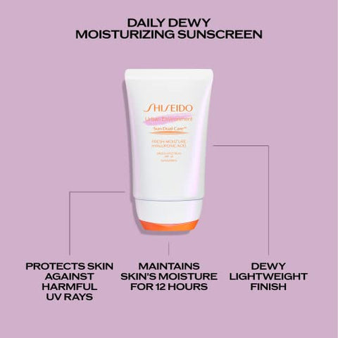Shiseido Urban Environment Fresh-Moisture Sunscreen SPF 42 – 50 mL – Proteção UVA/UVB