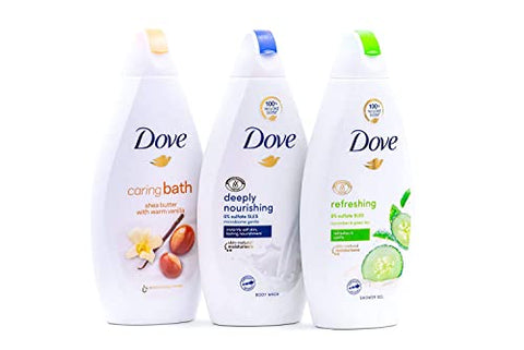 Body Wash Pack com 3 Aromas Diferentes – 500ml – Versão Internacional - Dove