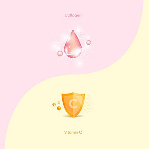 E EVERYDAZE - EVERYDAZE Gel de Colágeno com Vitamina C de Pêssego | Vegano, 10 Calorias, 0 Açúcar | 10 Pacotes | Lanche Bebível Saudável para Dieta, Controle de Peso